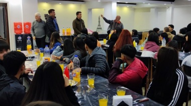 El Intendente saludó a los egresados que disfrutan de su viaje en nuestra ciudad