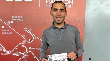 En la Maratón de Buenos Aires, Santibañez quebró el récord necochense