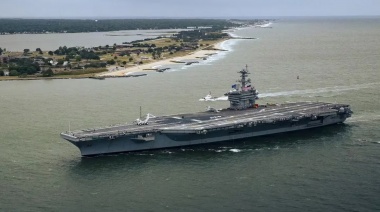 Qué ejercicios realizará el portaaviones estadounidense con la Armada Argentina