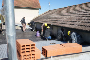 Se realiza una importante obra de reparación de la cubierta en la Escuela Municipal de Artes