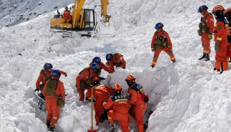 Al menos 28 personas murieron por una avalancha en el Tíbet
