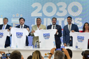 Argentina, Uruguay, Paraguay y Chile oficializaron la alianza para ser sede del Mundial 2030