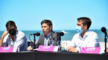 Kicillof llega a Necochea para cerrar sus clásicas conferencias de verano
