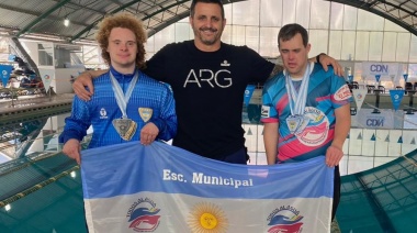 Los alumnos de "Todos al Agua" se trajeron medallas del Nacional para Síndrome de Down