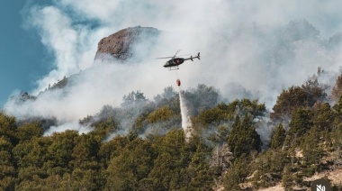 El fuego no cesa: ahora, el foco principal está en el Parque Lanín