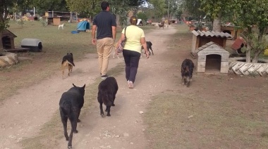 Funcionarios de la comuna visitaron el CAAN y se pusieron a disposición de la protectora