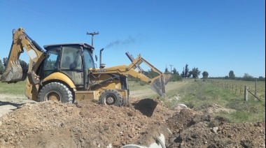 Se puso en marcha una obra millonaria para mejorar los pluviales en Claraz
