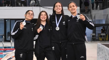 Guadalupe Angiolini subcampeona con la posta en el primer día del Sudamericano Juvenil