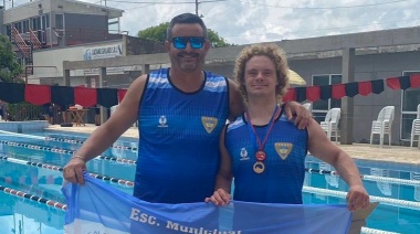 Nicolás Améndola batió el récord nacional de los 100 mariposa en el selectivo a Turquía 2024