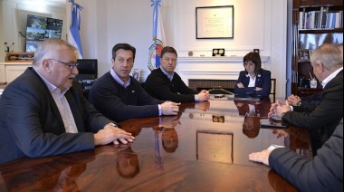 El Intendente Arturo Rojas se reunió con la ministra Patricia Bullrich
