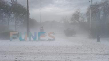 Nación enviará $2 mil millones de pesos a Funes, que quedó bajó hielo por una fuerte granizada