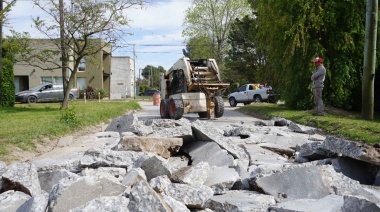 Pusieron en marcha la segunda etapa de bacheo en Barrio Arce