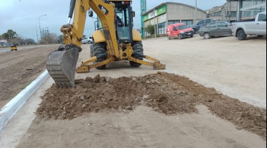 Trabajan en la calle 47 entre 46 y 50 para mejorar el tránsito vehicular