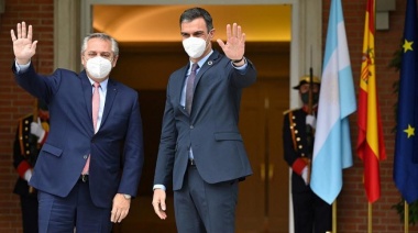 Pedro Sánchez llega a la Argentina para reunirse con Alberto Fernández