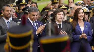En el acto de Malvinas, Milei propuso reconciliación con las Fuerzas Armadas