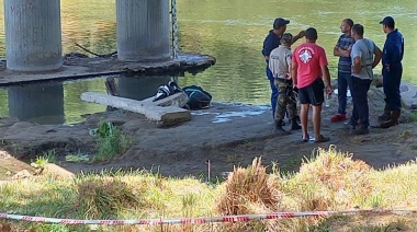 Un hombre falleció al tirarse del puente en el paraje Las Cascadas