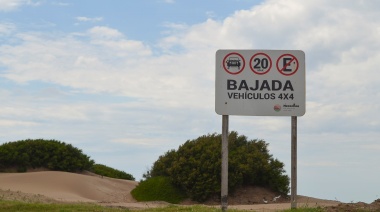 El municipio solicita respetar el sentido de las bajadas y subidas a la playa