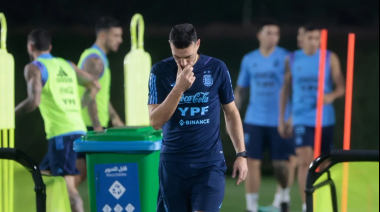 "Este equipo va a dejar todo", aseguró Scaloni en la previa de los cuartos de final