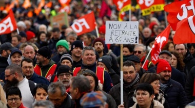 Las protestas se extienden por toda Francia en contra de la reforma previsional