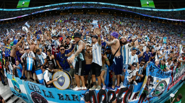 Los hinchas preparan una fiesta de cotillón albiceleste para la final del Mundial