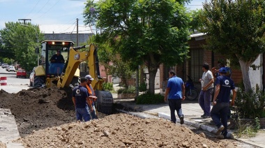 Comenzaron los trabajos de hormigonado en los baches de 57 entre 38 y 40