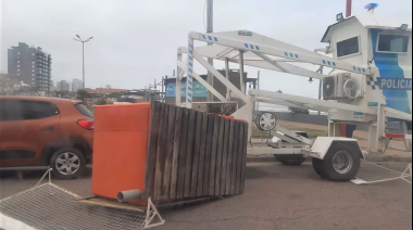 El parador "ReCreo" canceló los espectáculos en la playa por los daños del temporal