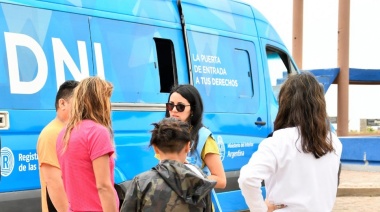 Una oficina móvil del Registro de las Personas llegará a Necochea en el verano