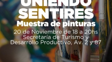 Este domingo se presenta la muestra de pinturas "Uniendo Sentires" en Turismo