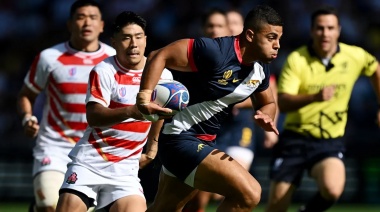 Argentina derrotó 39-27 a Japón y se clasificó a los cuartos de final del Mundial de rugby