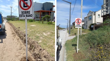 Con señalética especial, el municipio prohibió estacionar en sectores costeros