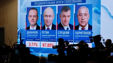 Con el 88% de los votos, Putin ganó las elecciones en medio de críticas internacionales