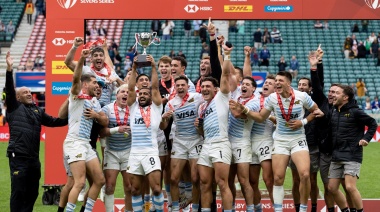 Los Pumas '7 le ganaron a Fiji y son campeones del Seven de Londres