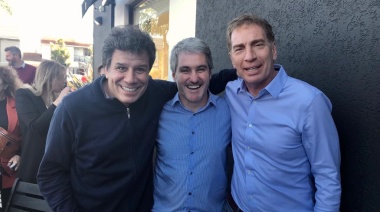 Gonzalo Diez, en el cierre de campaña de Juntos