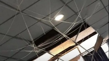 Se derrumbó el cielorraso en un colegio de Daireaux y tres alumnos terminaron en el hospital