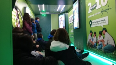 El aula interactiva de la agroindustria está de visita en Necochea