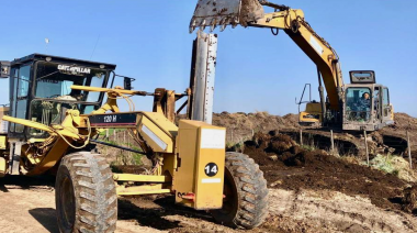 El Emsur completó una semana productiva en la reparación de caminos rurales