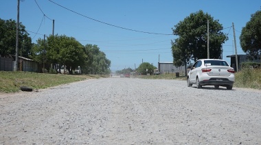 El municipio realiza tareas de engranzado en arterias de Quequén