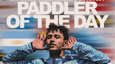 El necochense Manuel Trípano es el nuevo campeón mundial de Canoa Slalom Sub 23