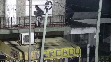 Las cámaras de seguridad lograron persuadir un robo en la Avenida 59
