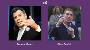 "Nos llevamos bien, tengo buena relación con él y el 12 a la noche estaremos trabajando juntos", dijo Santilli sobre Manes