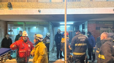 Un incendio en la Galería Central pudo haber terminado en catástrofe
