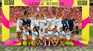 Los Pumas 7 terminaron en el primer puesto del circuito mundial de rugby seven