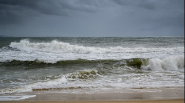 Necochea en alerta naranja por fuertes tormentas