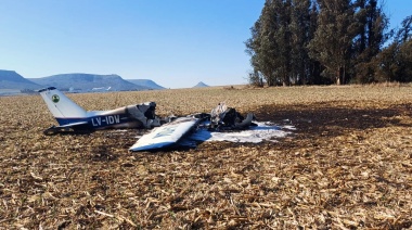 Una avioneta debió aterrizar forzosamente y sus tripulantes se salvaron de milagro