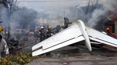 Dos muertos por el choque de un avión privado en el aeropuerto de San Fernando