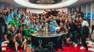 En un duelo entre argentinos, City derrotó al Sevilla y se quedó con la Supercopa