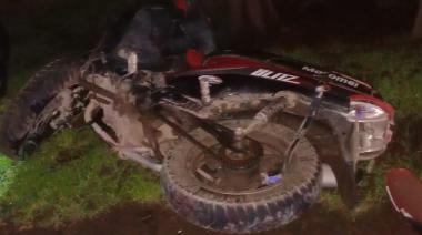 Dos heridos en accidente de motocicleta en la zona de Avenida Pinolandia