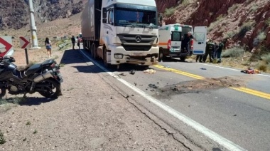 Un motociclista necochense resultó gravemente herido en la Ruta 7