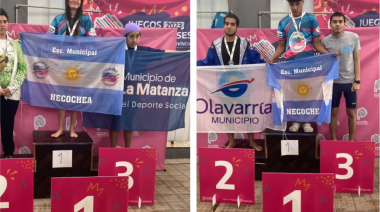De la mano de la natación adaptada, Necochea tiene sus primeras medallas de oro