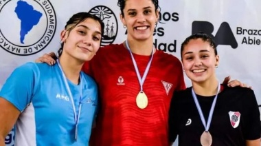 Guadalupe Angiolini fue subcampeona nacional en los 50 Mariposa